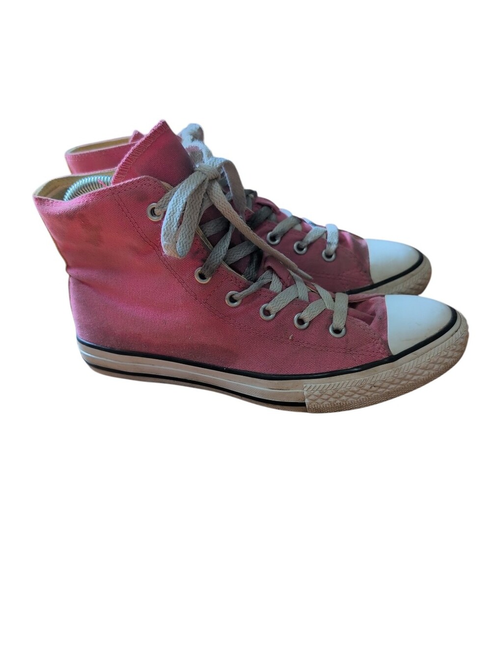 Converse Chuck Taylor Pink High Top Sneakers Youth 5 Women’s 7 Canvas Shoes